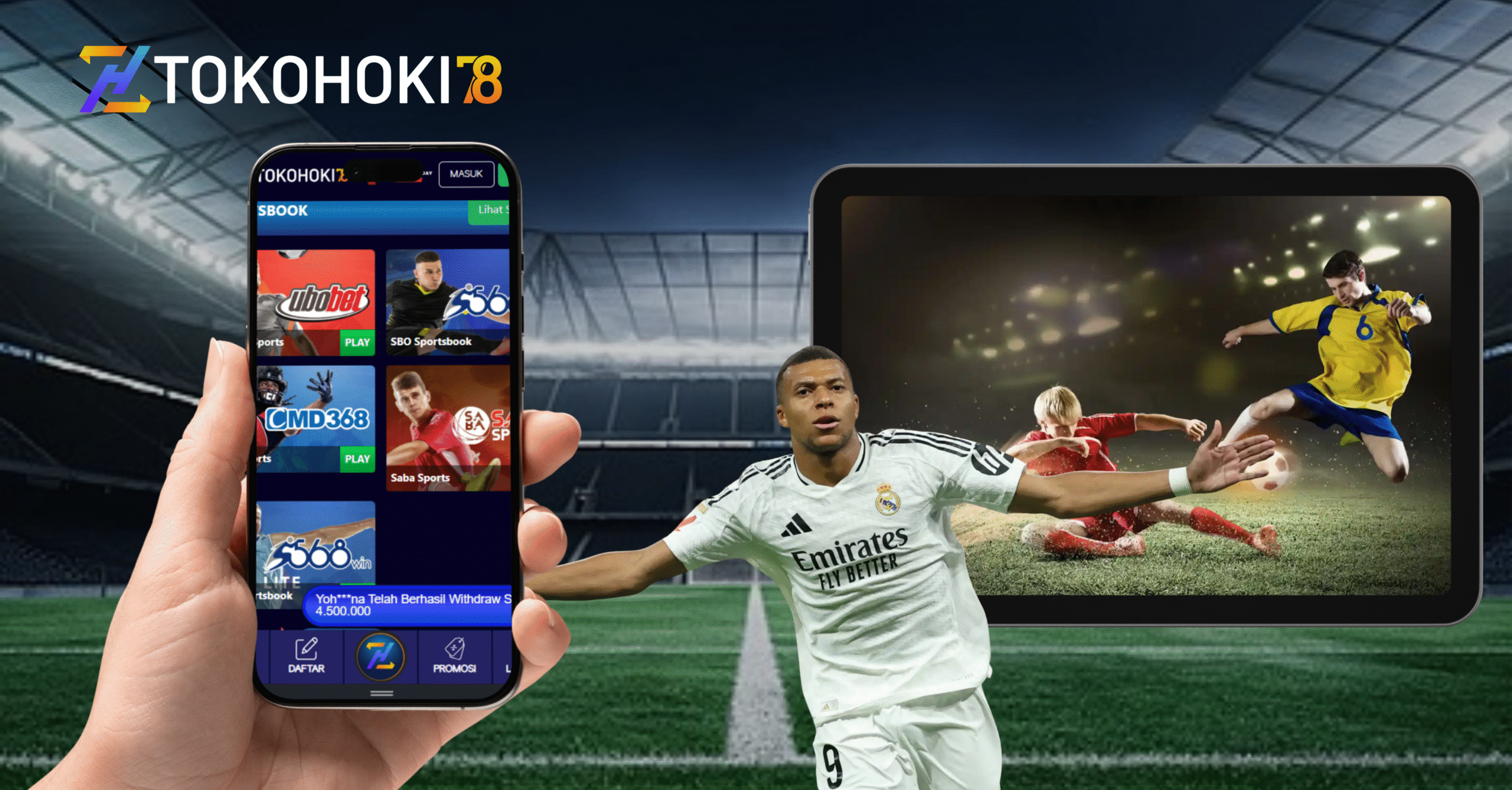 Taruhan Olahraga (Sport Betting): Memprediksi Kemenangan, Memahami Peluang, dan Menjelajahi Sensasi di TOKOHOKI78